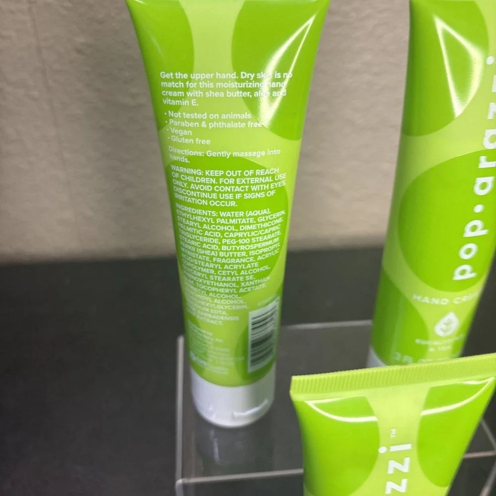 3~Pop-arazzi Moisturizing Hand Cream~Eucalyptus & Tea~3 oz new,‎ SEALED